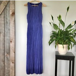 Banana republic purple maxi dress
